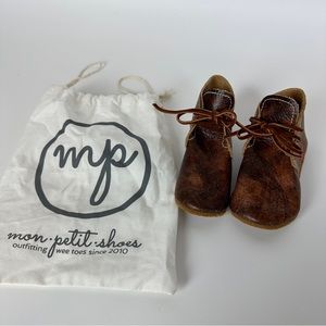 Size 4 SADDLE‎ Oxfords Mon Petit Shoes leather boots
